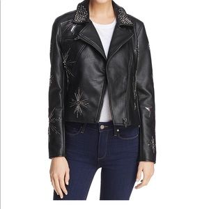 NWT Blank NYC Star Struck Leather Jacket